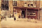 The Shop - An Exterior by James Abbott McNeill Whistler